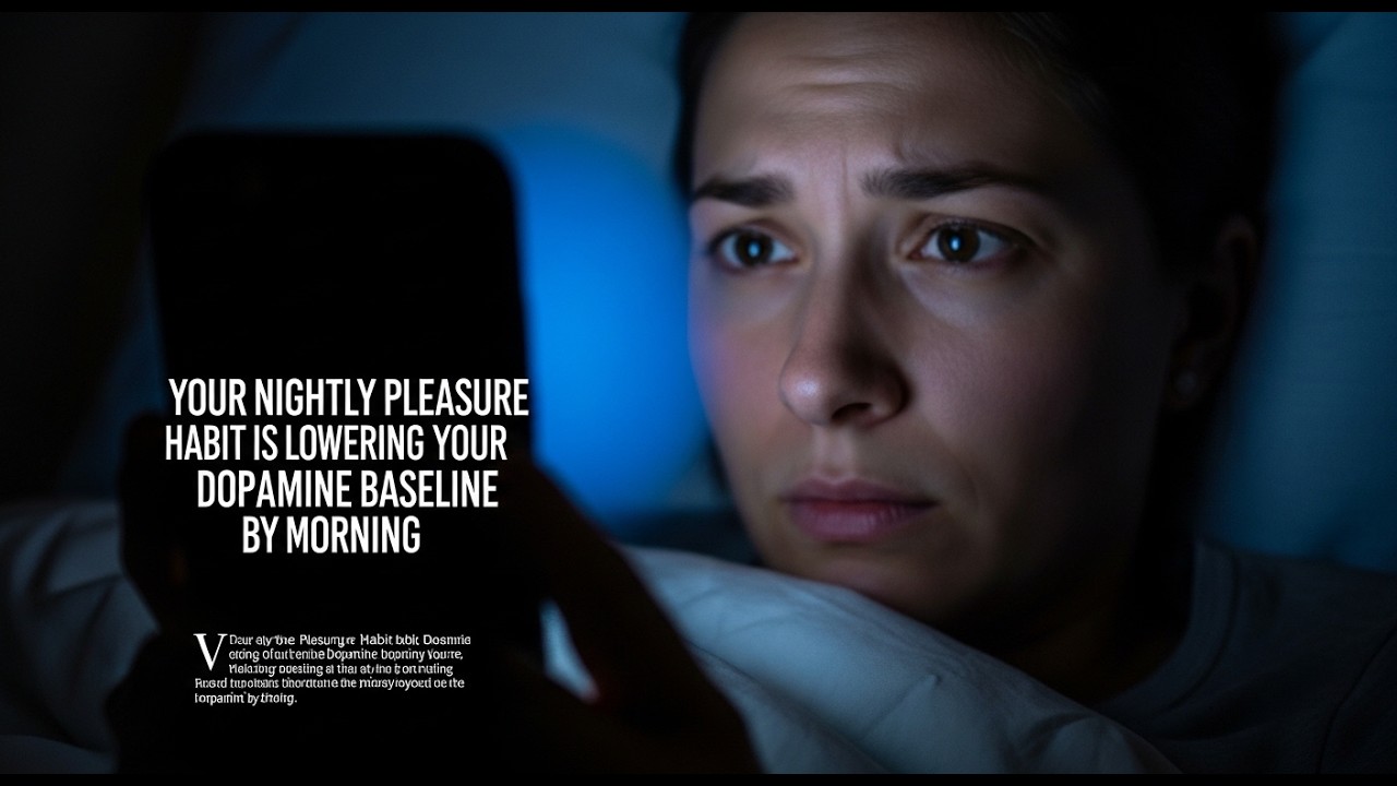 Your Nightly Pleasure Habit Is Lowering Your Dopamine Baseline by Morning