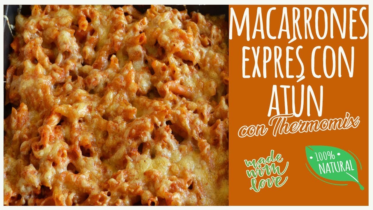 Macarrones exprés de atún con Thermomix