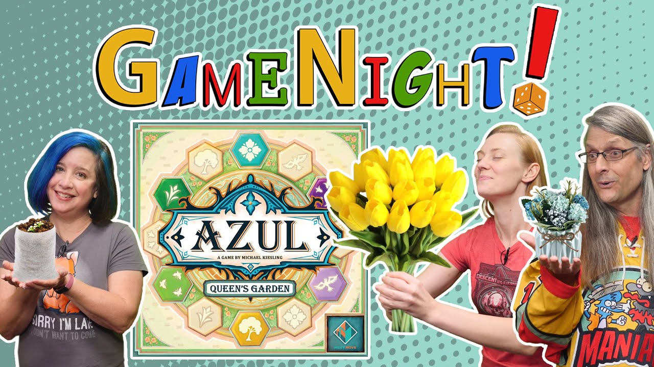 Azul: Queen's Garden - GameNight! Se9 Ep50 - How to Play and Playthrough