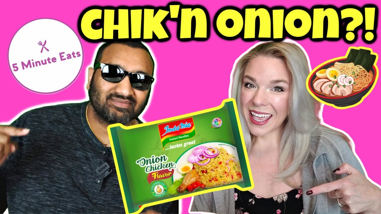 Обзор лапши быстрого приготовления Indomie со вкусом лука и курицы
