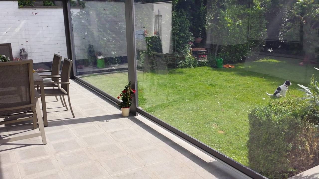 Terrasoverkapping Suntech met 4 Ermetika Corradi montage door Votech bvba