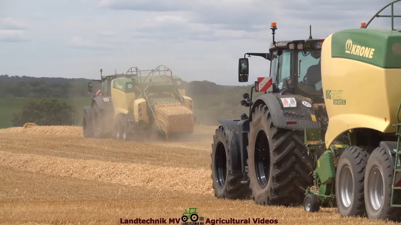 Fendt - Claas - Krone / Ballen Pressen & Sammeln - Baling and Colecting Strow  TB