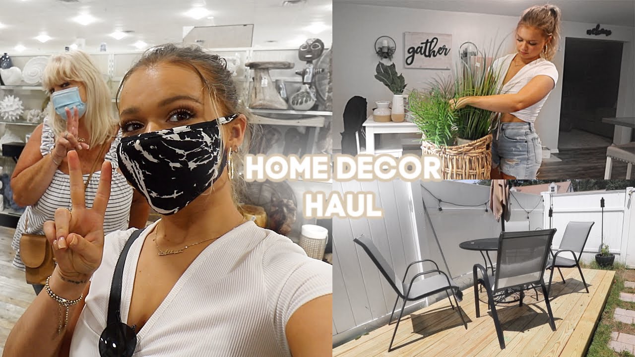 Shop With Me For The Backyard Makeover, HomeGoods and Michaels Haul