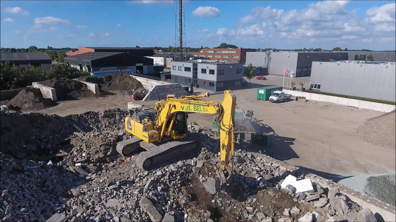 Grof puin recycling bij AW Grondstoffen