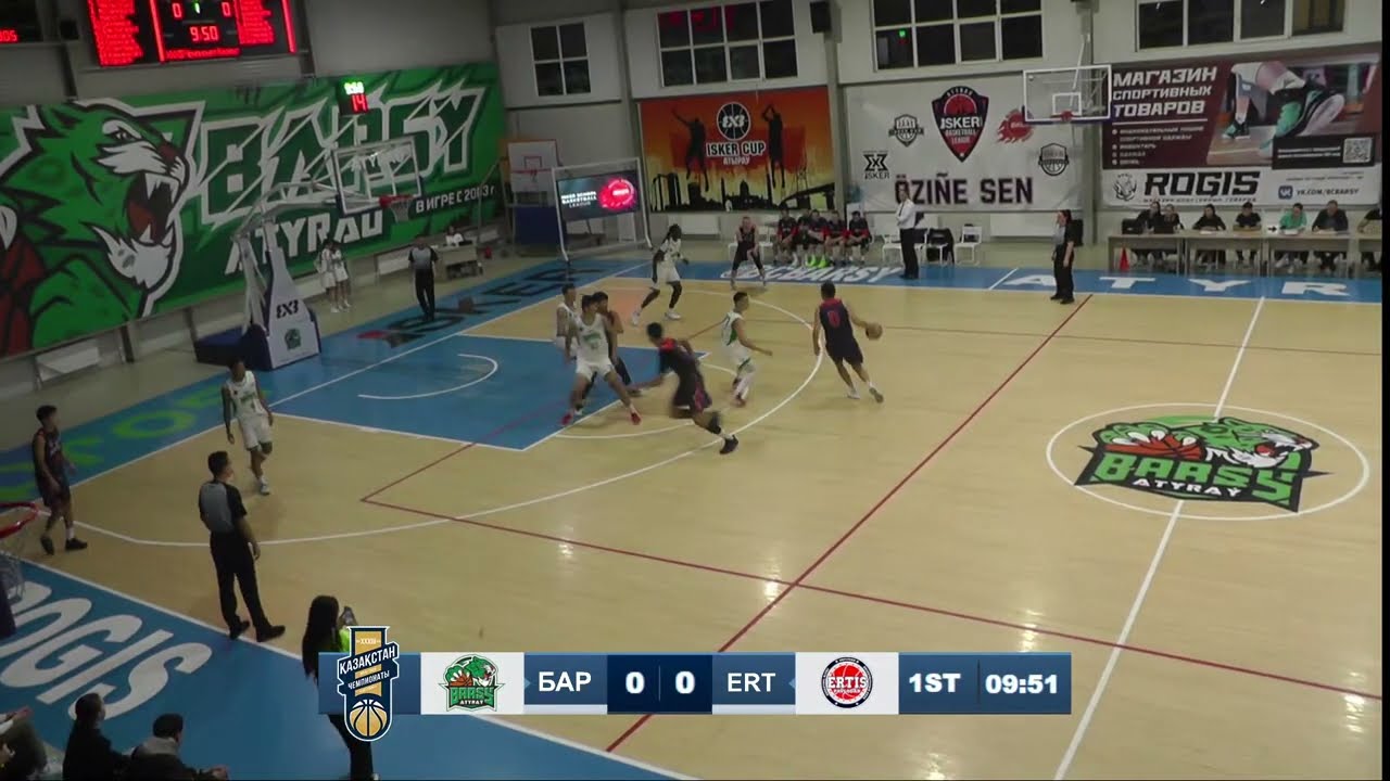 🏀 Барсы Атырау vs Ertis | Национальная лига Казахстана - мужчины | 2024/25 | 01.11.24