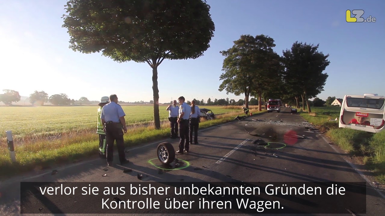 Tödlicher Ausgang: Unfall auf der Lemgoer Straße bei Grastrup