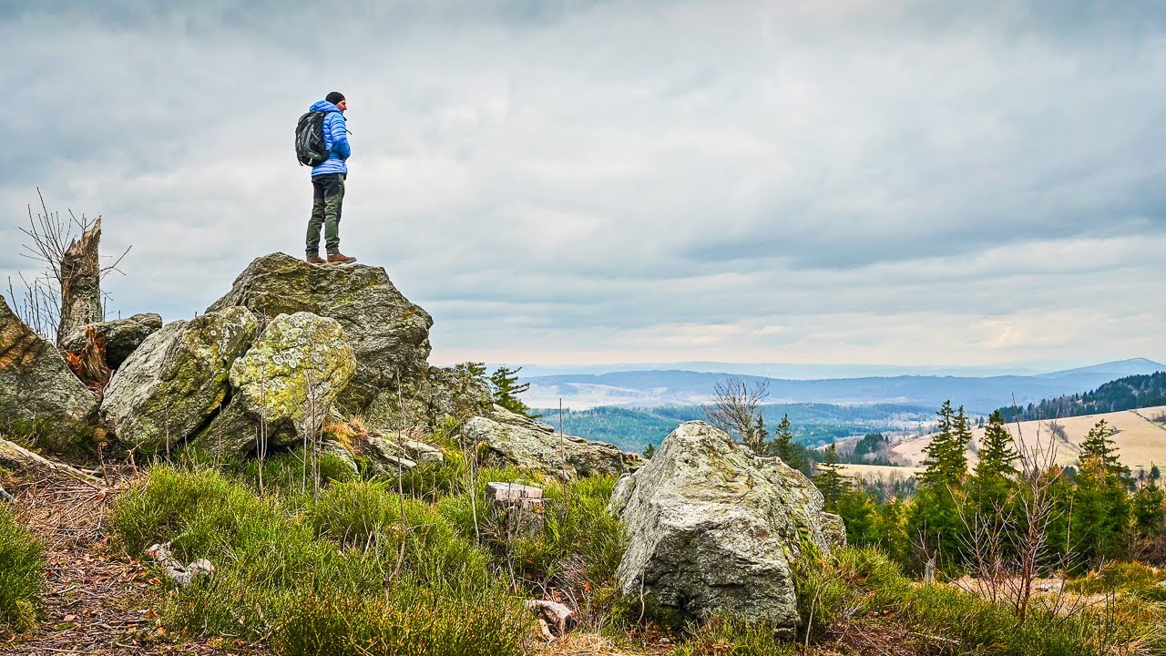 Wielka Sowa z Przełęczy Jugowskiej - Góry Sowie. Silent Hiking