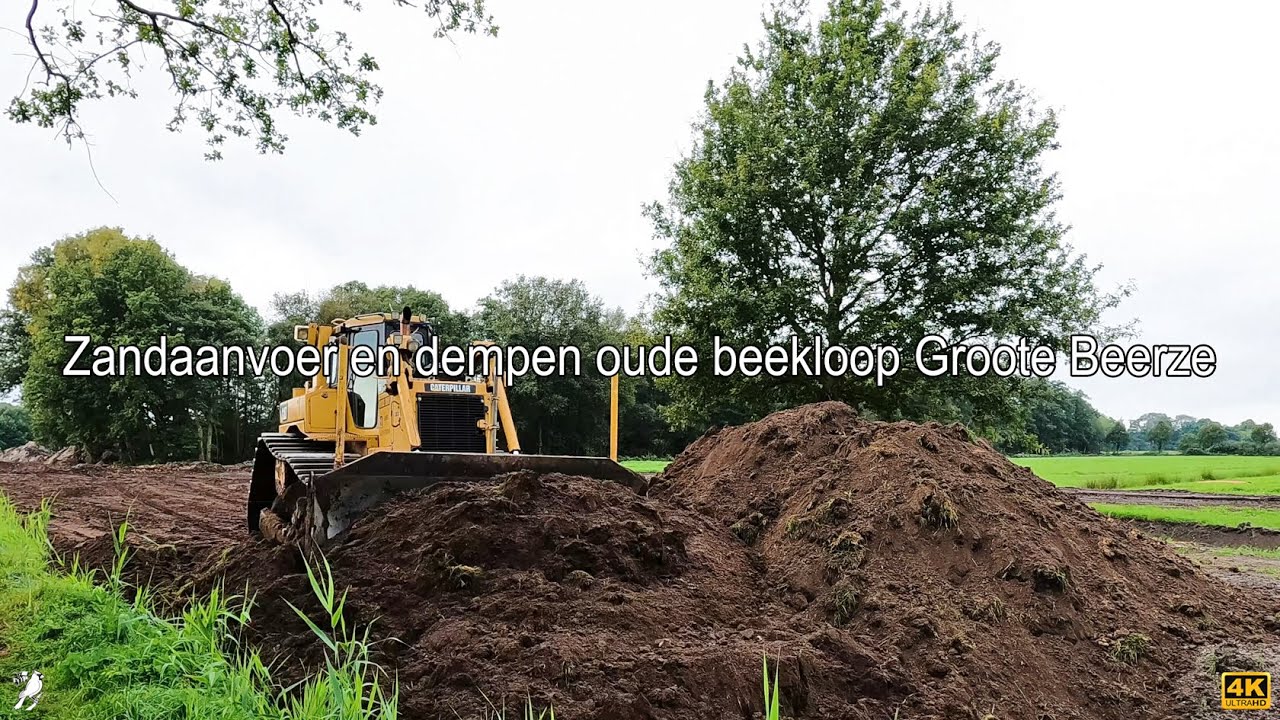 Zandaanvoer en dempen oude beekloop Groote Beerze