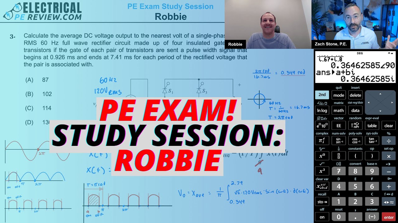 Live Power PE Exam 1-on-1 Study Session with Robbie | Watch & Learn!