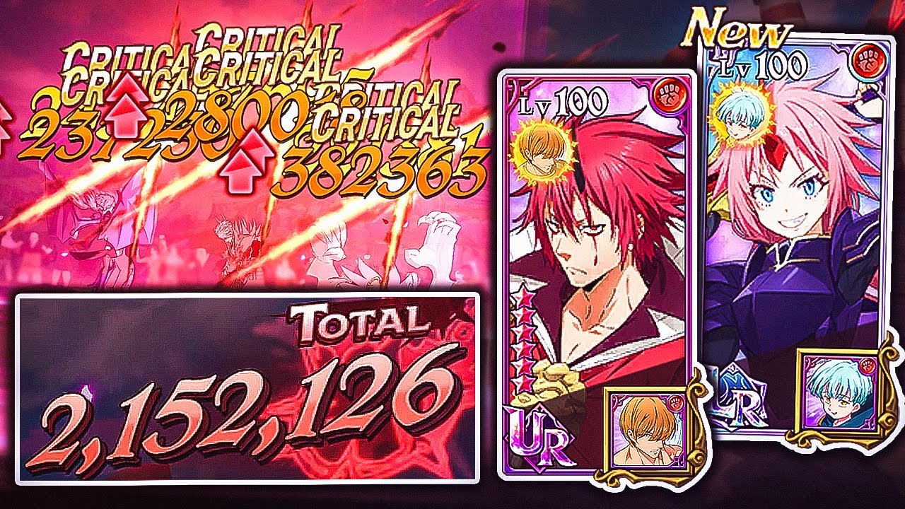NEW BUFFED BENIMARU + LR MILIM SUPER BOOSTED AOE CRIT DAMAGE COMBO!!  [7DS: Grand Cross]