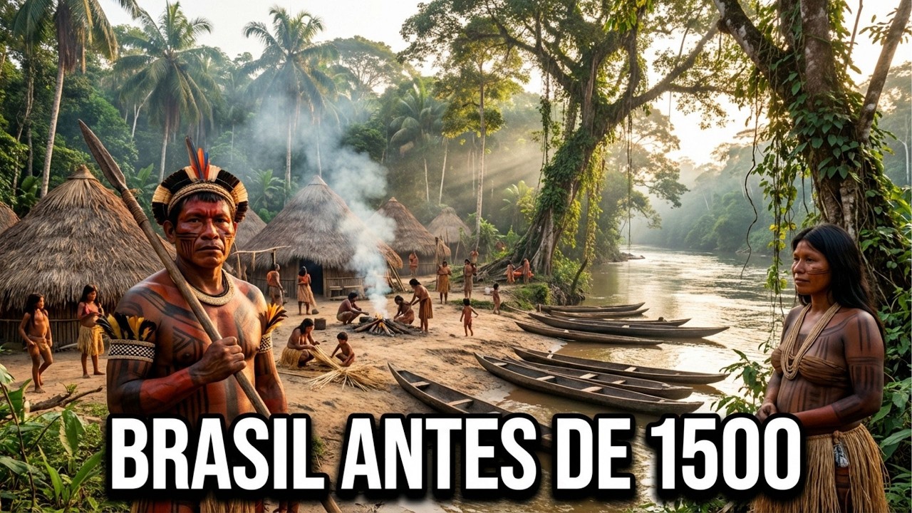 ASSIM ERA O BRASIL ANTES DE 1500: A HISTÓRIA ESQUECIDA QUE VOCÊ NUNCA APRENDEU