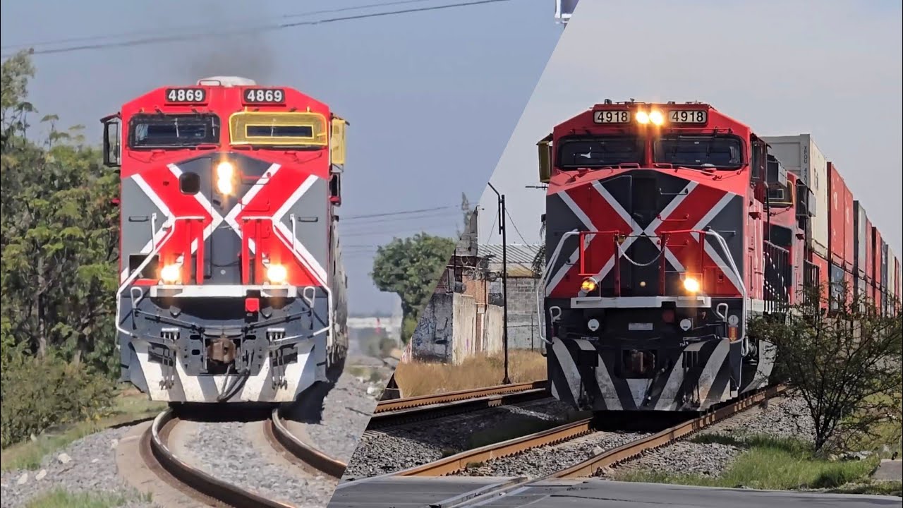 ¡9 TRENES EN UNA MAÑANA! FERROMEX Y BNSF EN SALAMANCA, DISTRITO DE VIBORILLAS!