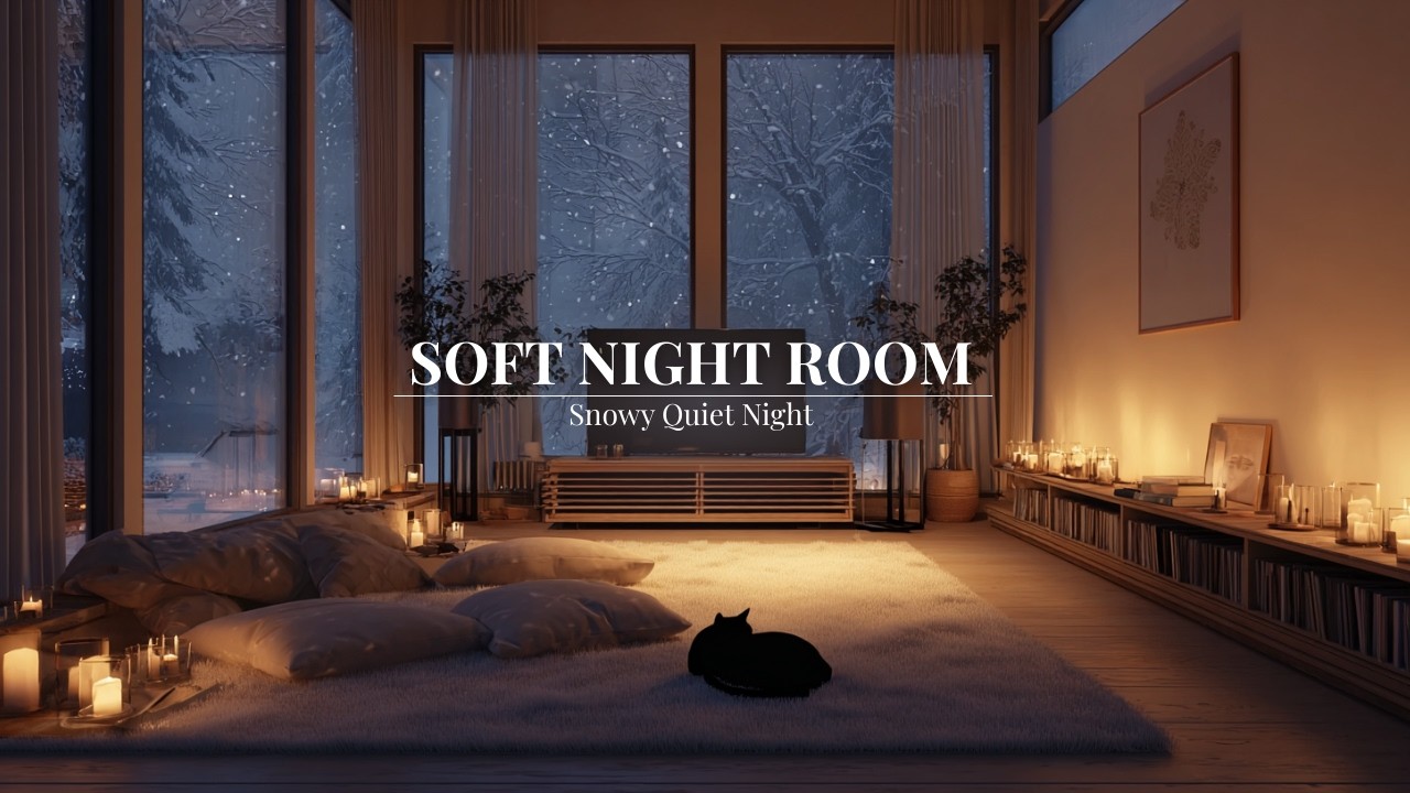 Soft Bedroom Glow & Quiet Night Music | Relax, Sleep & Feel Safe