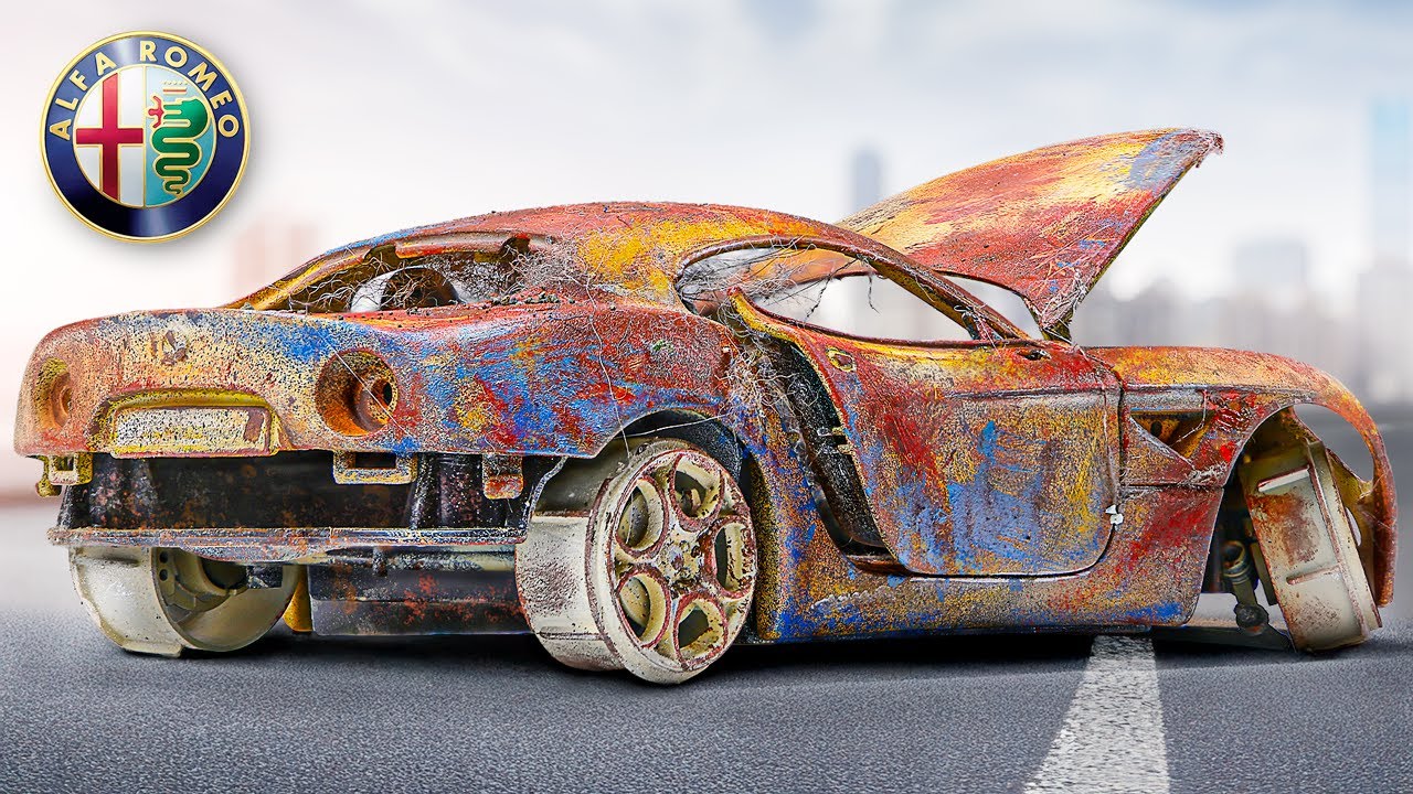 Police Car Alfa Romeo! Rebuild and Customization!