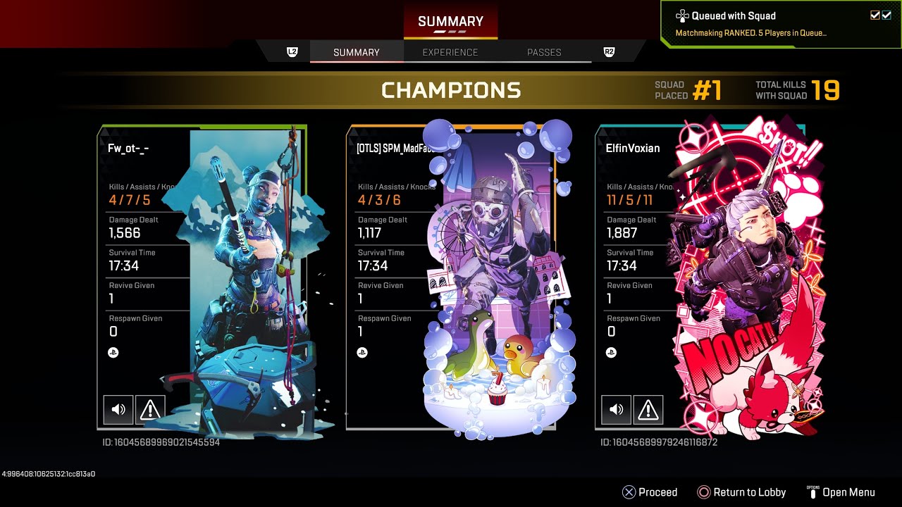 BIG DUBS ONLY Apex Legends
