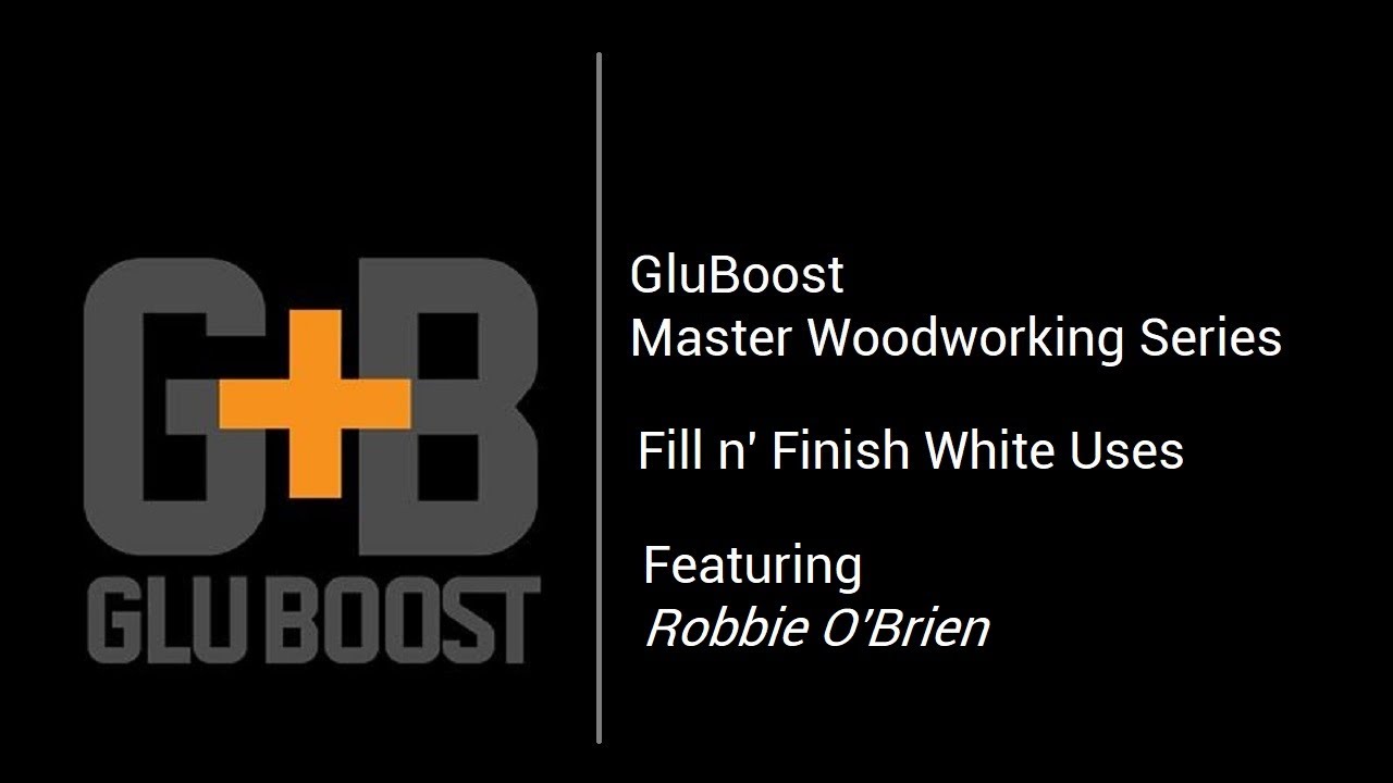 Gluboost Fill N' Finish White Uses With Robbie OBrien of the Lutherie Academy!