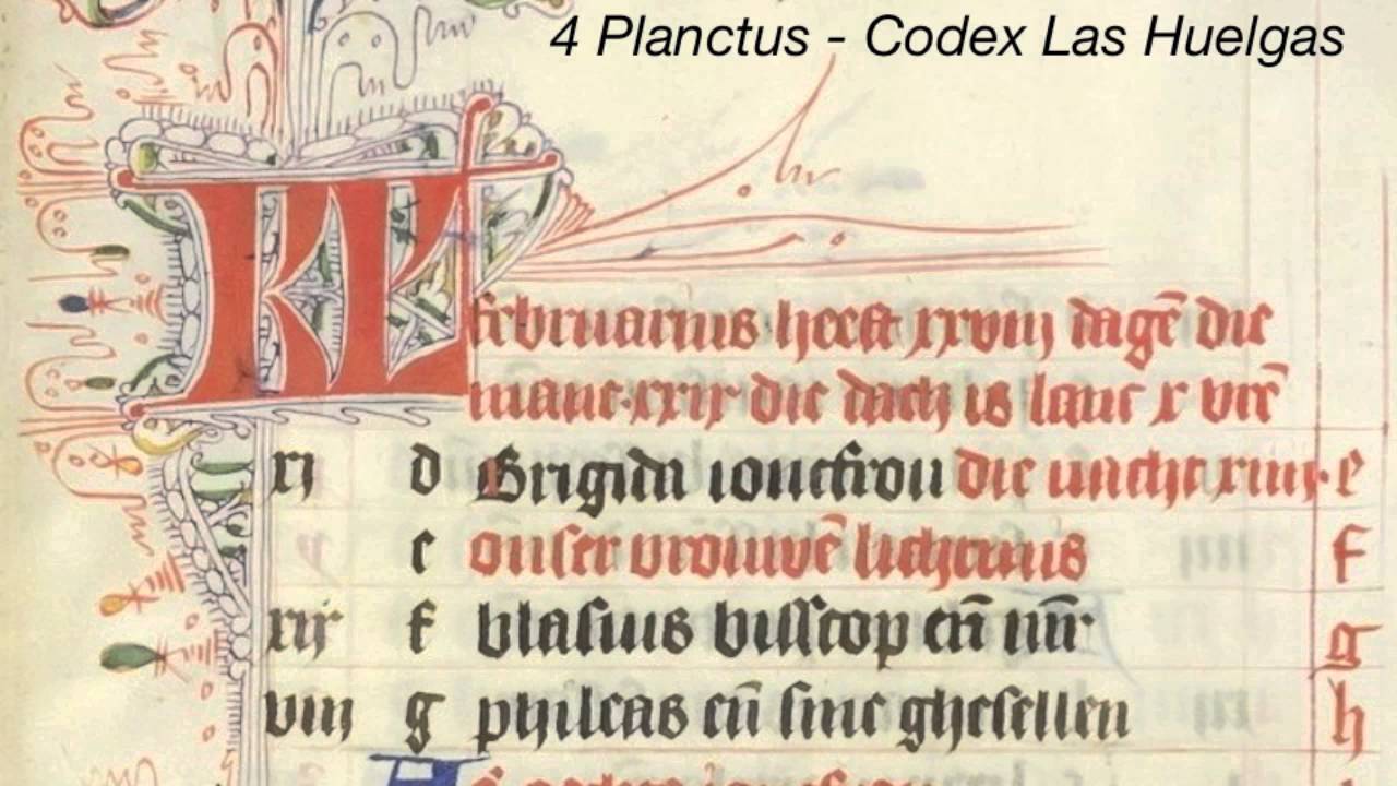 4 Planctus - Codex Las Huelgas