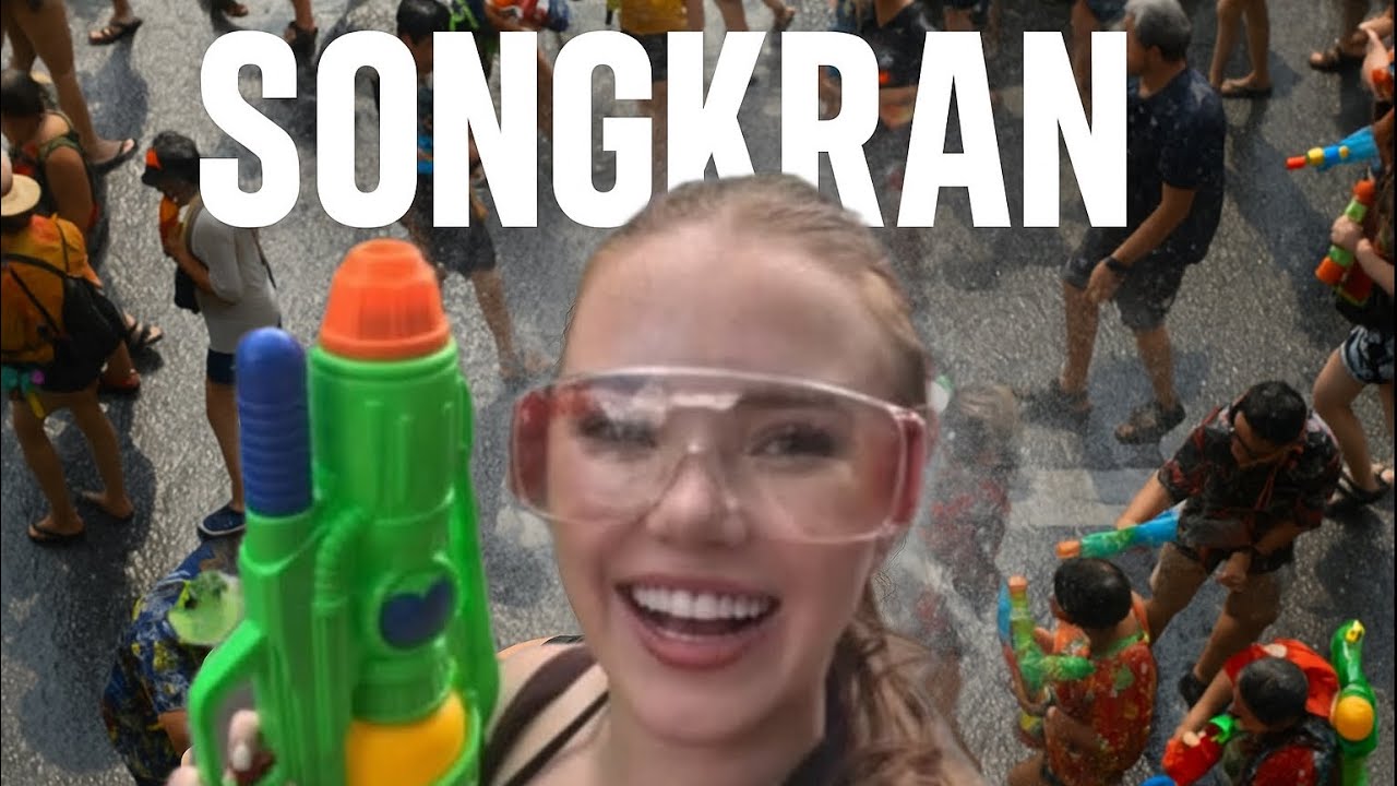 I flew to Bangkok to join in the WORLD’S LARGEST water fight 🇹🇭