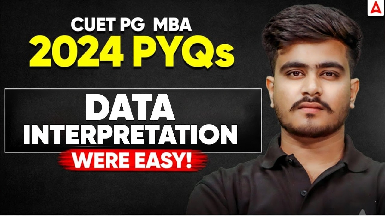 CUET PG 2024 PYQs Analysis | Data Interpretation Were Easy By Atul Singh Sir
