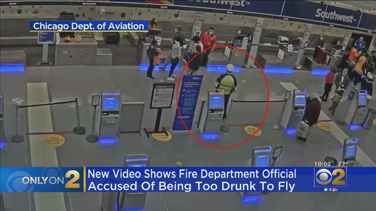 Video Shows Fire Department Official Accused Of Being Too Drunk To Fly