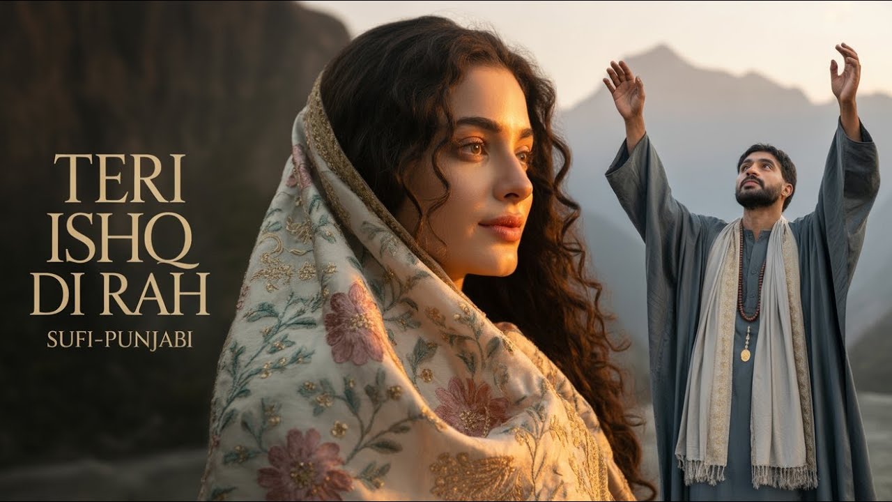 Teri Ishq Di Rah(تیری عشق دی راہ) A Sufi Melody That Will Touch Your Heart | Romentic | Sufi-Punjabi