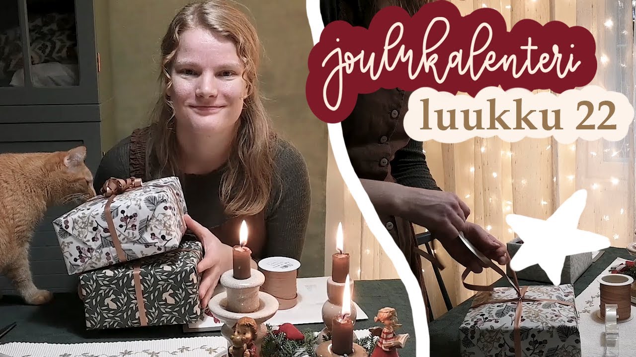 JOULUKALENTERI luukku 22 | Tehdään joululahjoja | Siskoset