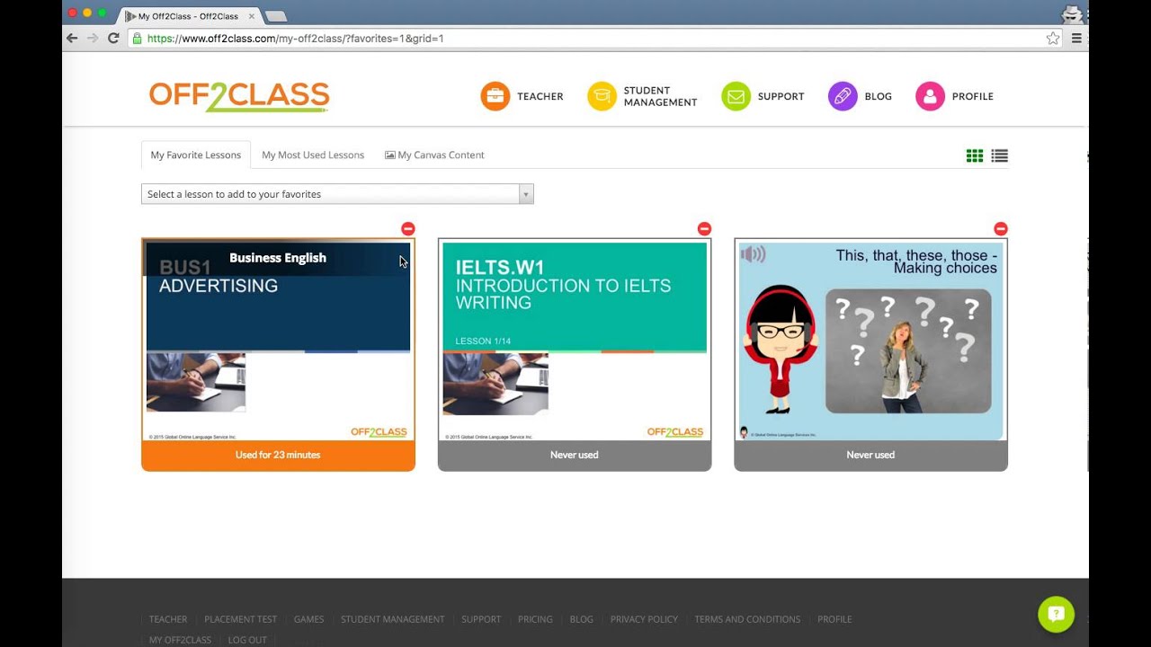 Introducing My Off2Class!
