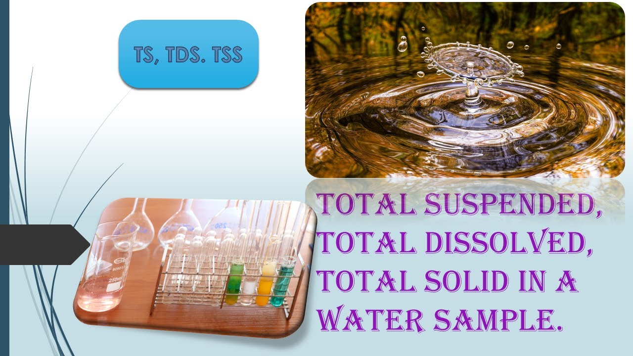 Total solid, Dissolved solid & Suspended solid in a water sample | Test of water