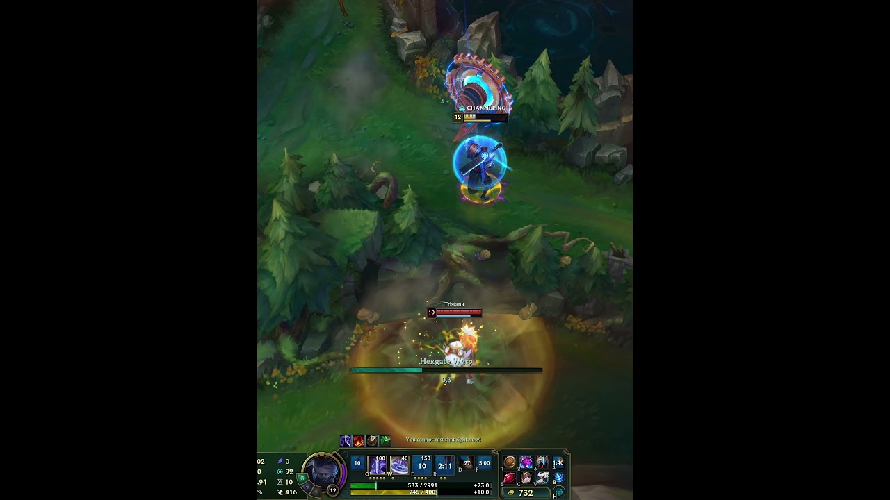 COLDEST ESCAPE EVER? #leagueoflegends #challenger #shen