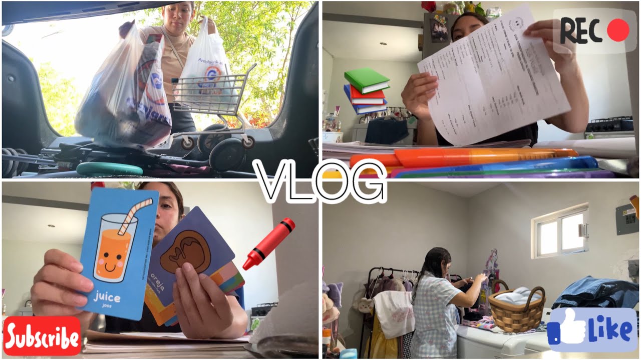 VLOG| Los Días de una mamá Gymrat💪🤣+Preparandonos para los exámenes K1👧🏻+Poniendo orden🏡🧺