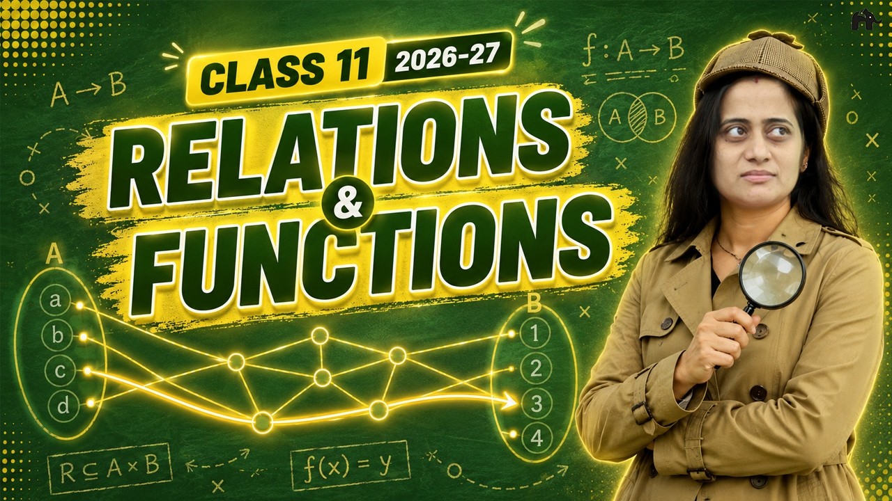 Relations  Functions | Class 11 Maths Chapter 2 | Complete Chapter in ONE video