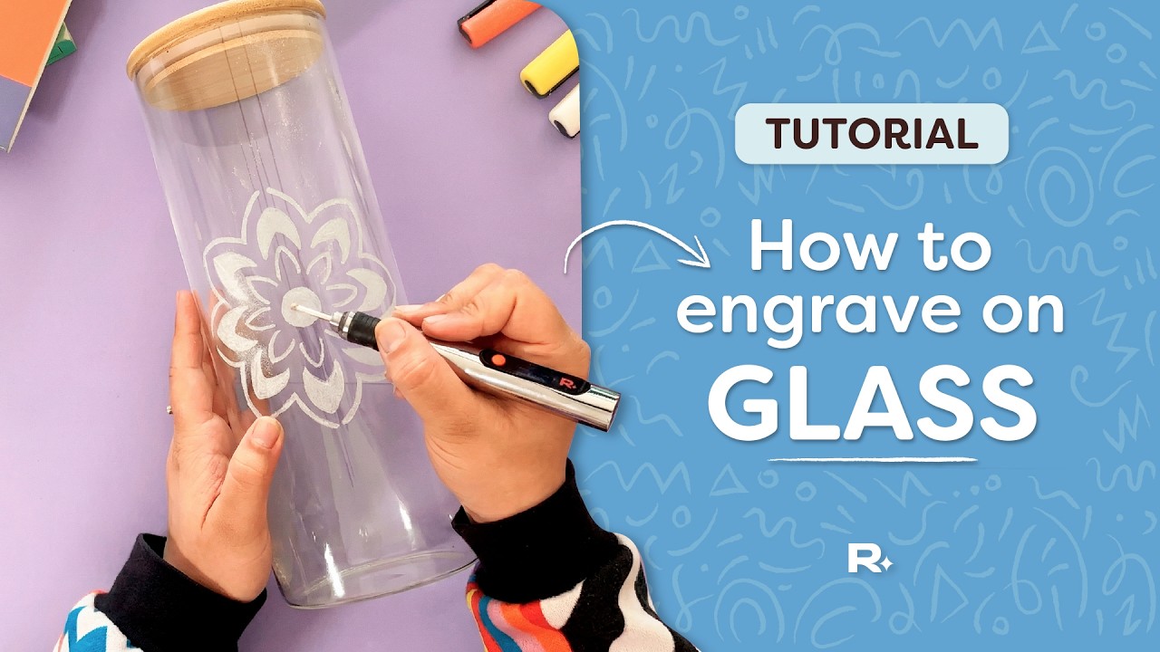The ONLY Tutorial You Need to Engrave GLASS 🫙 (Easy DIY)