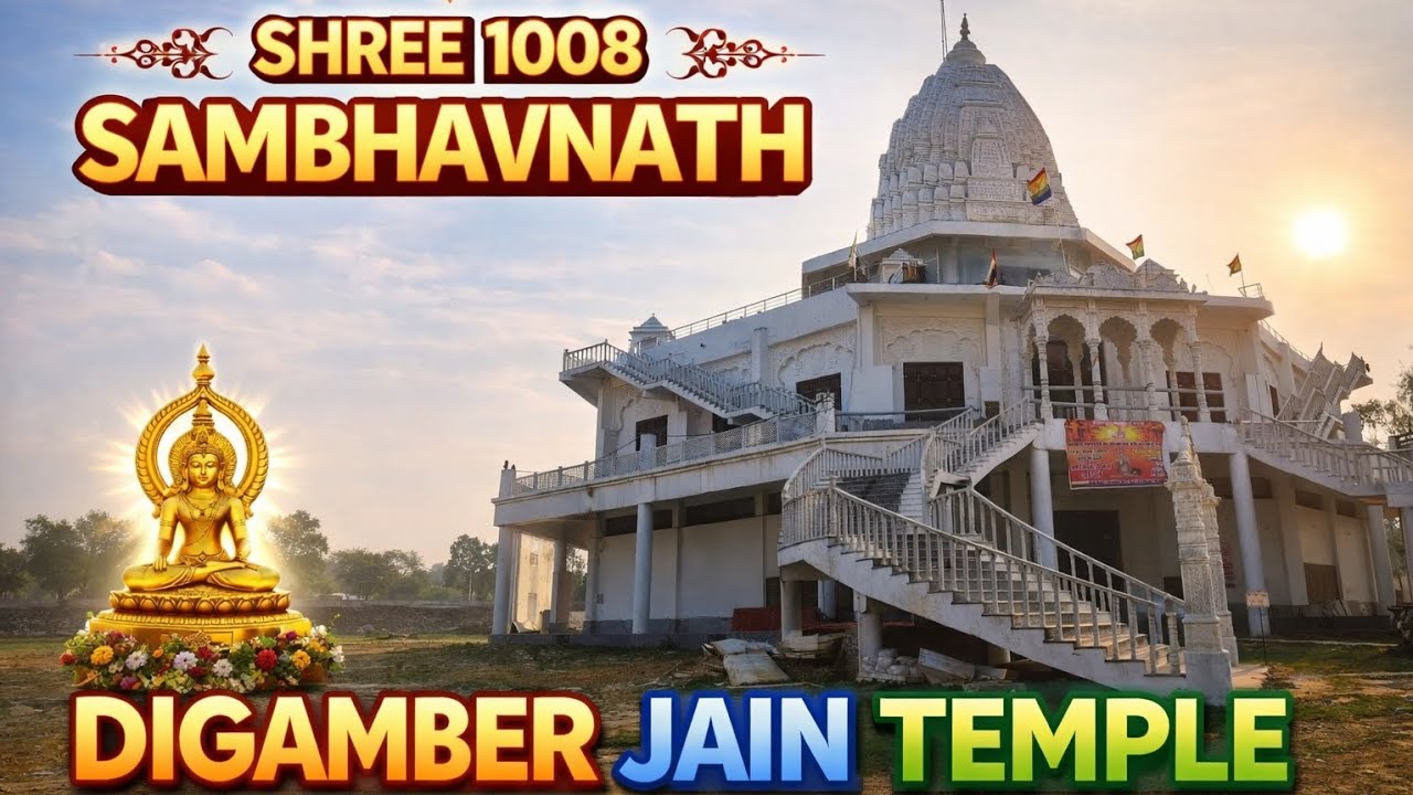 15th Vlog|Shree 1008 Sambhavnath Digamber Jain Temple Shravasti| Full Tour
