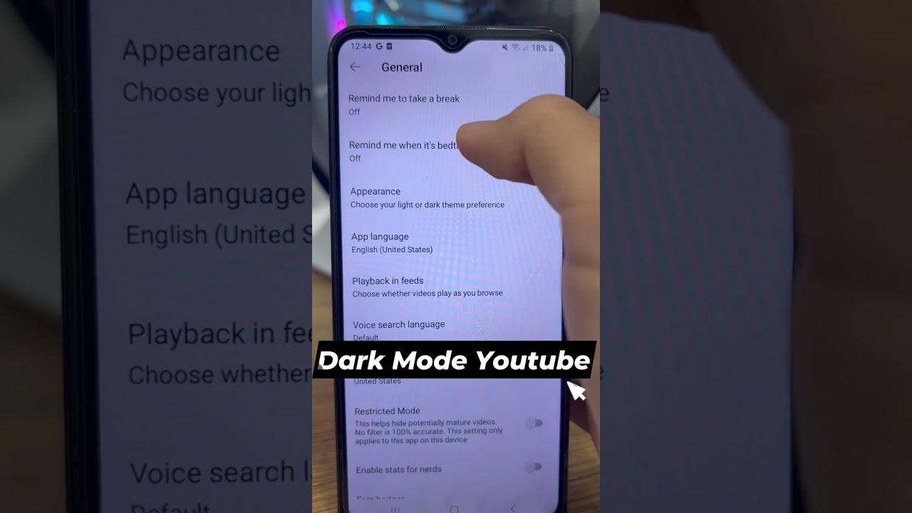 How to Turn ON Dark Mode on YouTube