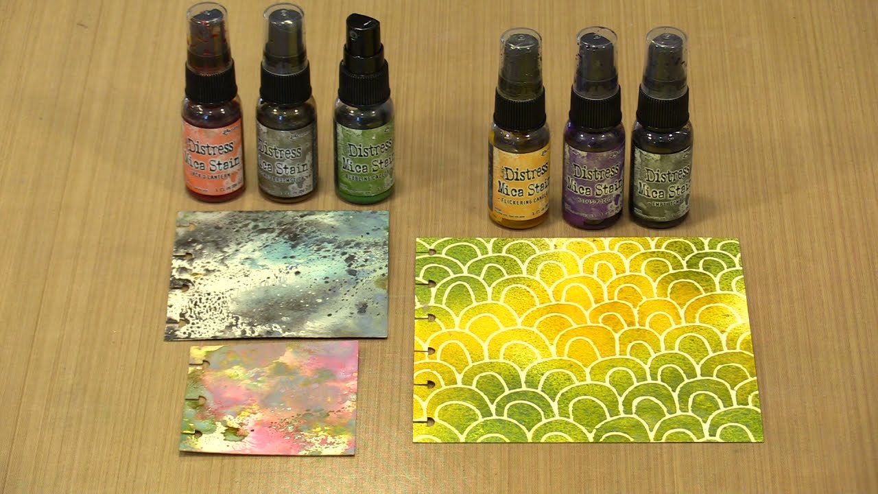Tim's Distress Mica Stains - Not Just For Halloween Creating! by Joggles.com