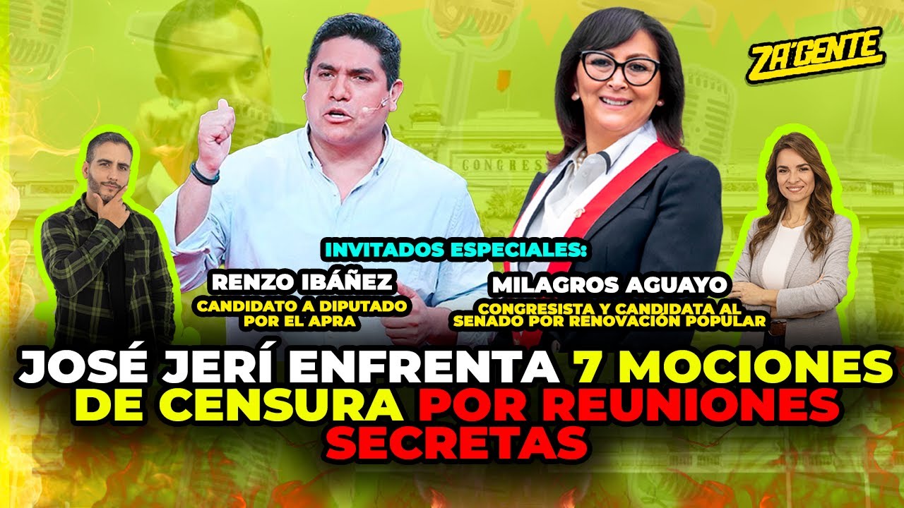 Jose Jerí enfrenta 7 mociones de censura por reuniones secretas