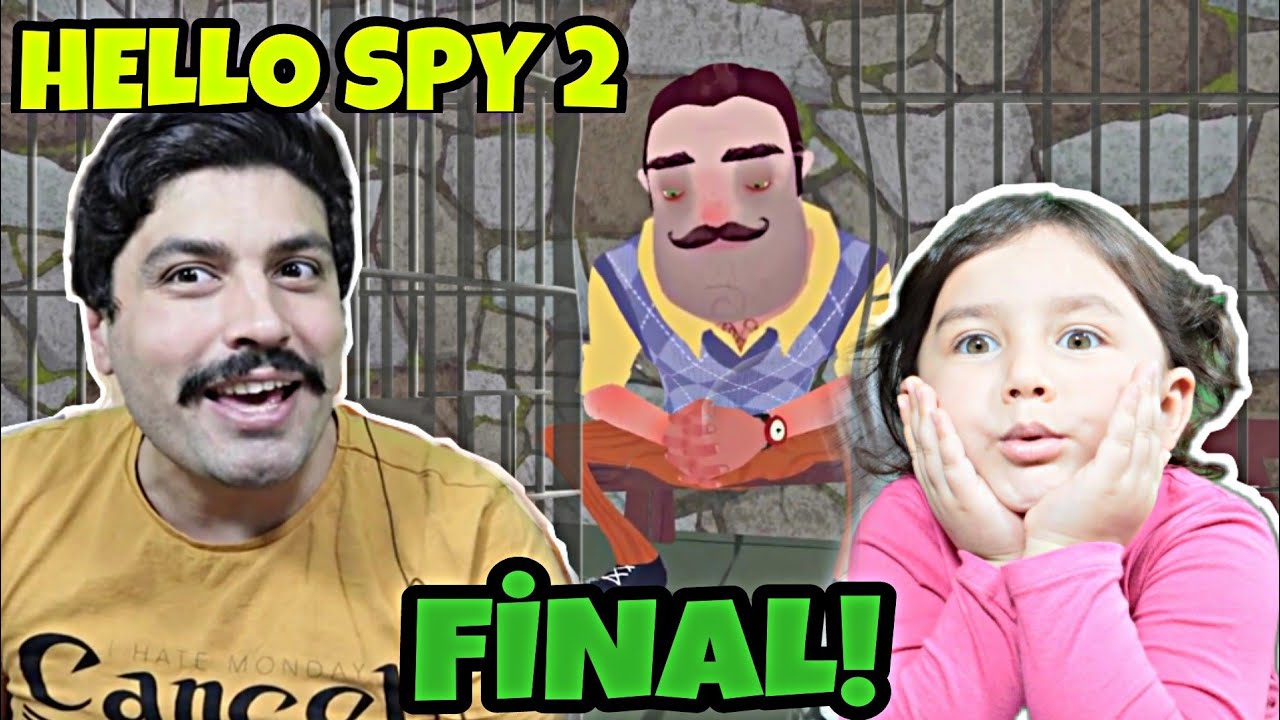 HELLO SPY 2 FİNAL! BIYIKLI WİLSON HAPİSTE! | Hello Neighbor Mod