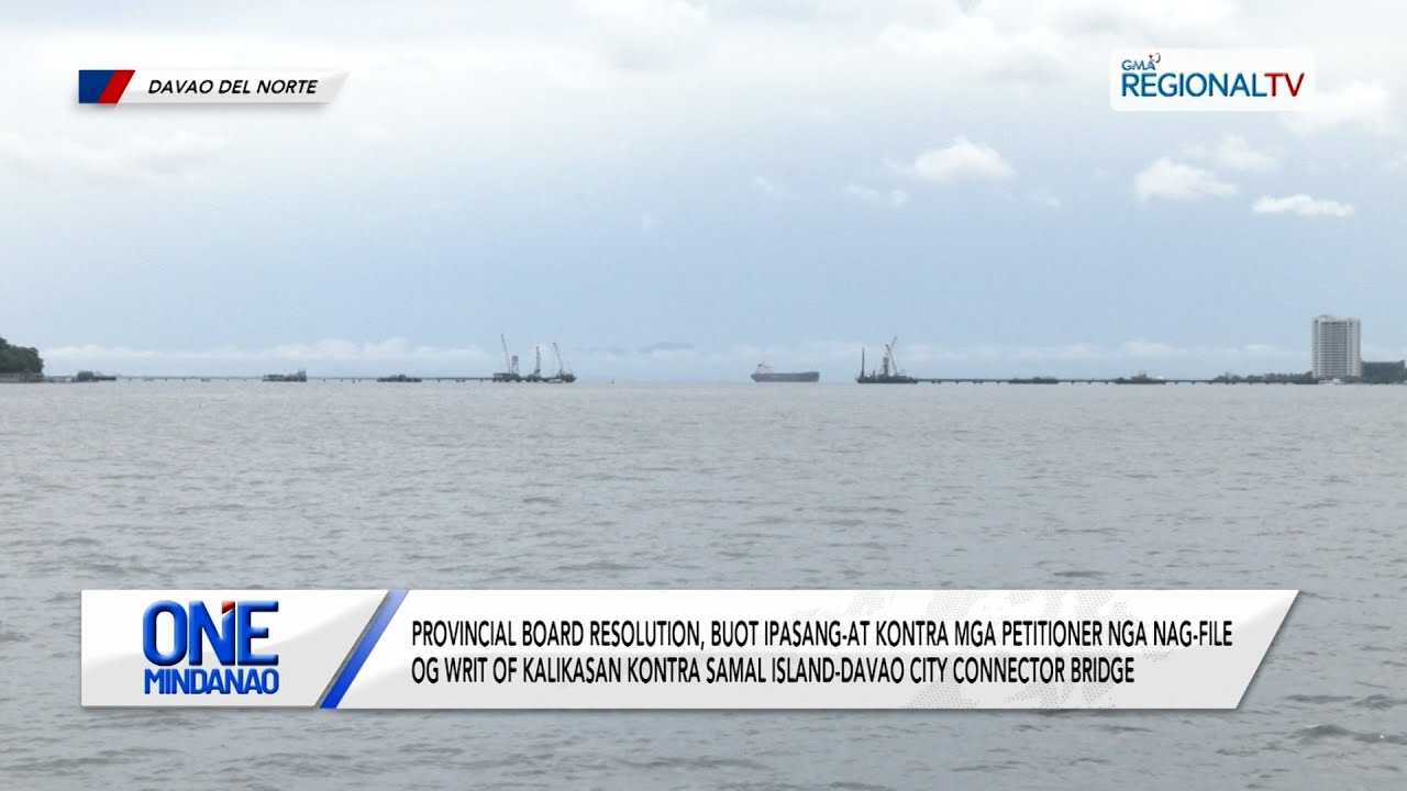 One Mindanao: Samal Island-Davao City Connector Bridge Project issue