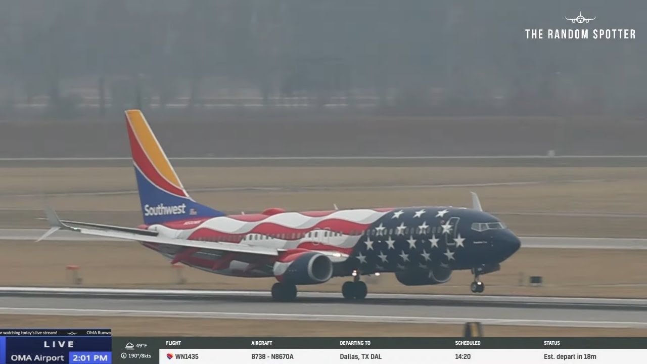 🔴✈️ LIVE | OMA Airport Action with STUNNING Views | Arrivals and Departures 🎄 27-DEC-2025
