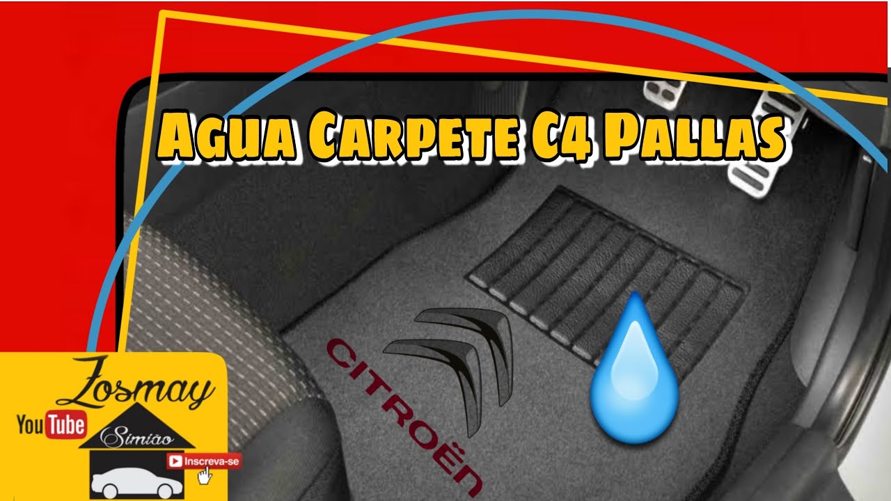 C4 Pallas vazando água carpete do motorista encharcado. rápido e fácil resolver Citroën PSA