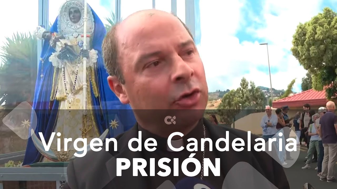 La Virgen de Candelaria visita a los reclusos de la prisión Tenerife II