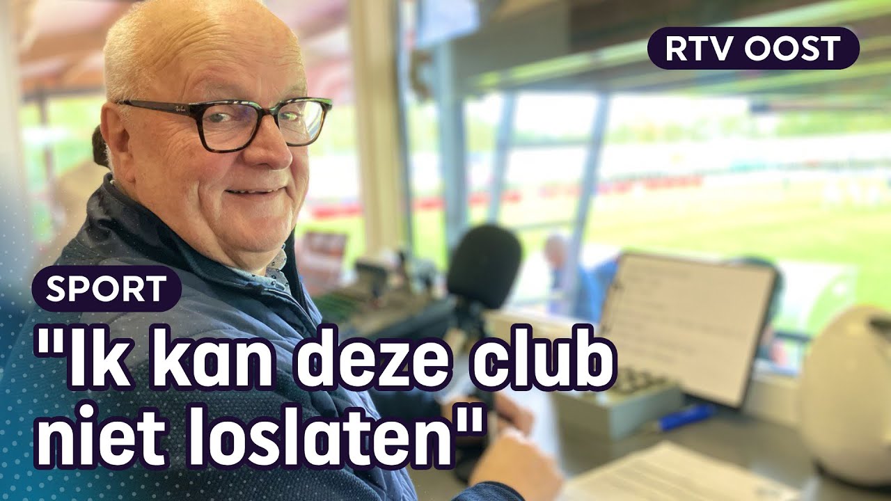 Clubman Herman is de trotse stadionspeaker van HHC Hardenberg | RTV Oost