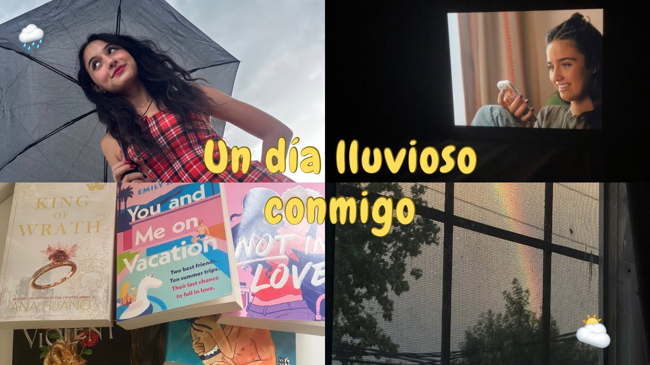 Un día de lluvia conmigo ⛅️(+haul feria del libro y mi rutina de mañana)