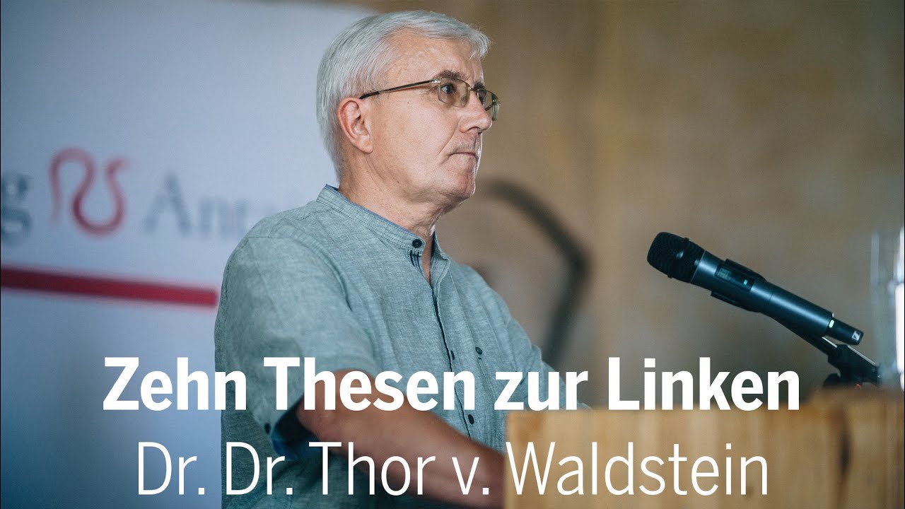 »Zehn Thesen zur politischen Linken« - Vortrag von Dr.  Thor v. Waldstein auf dem Sommerfest 2023