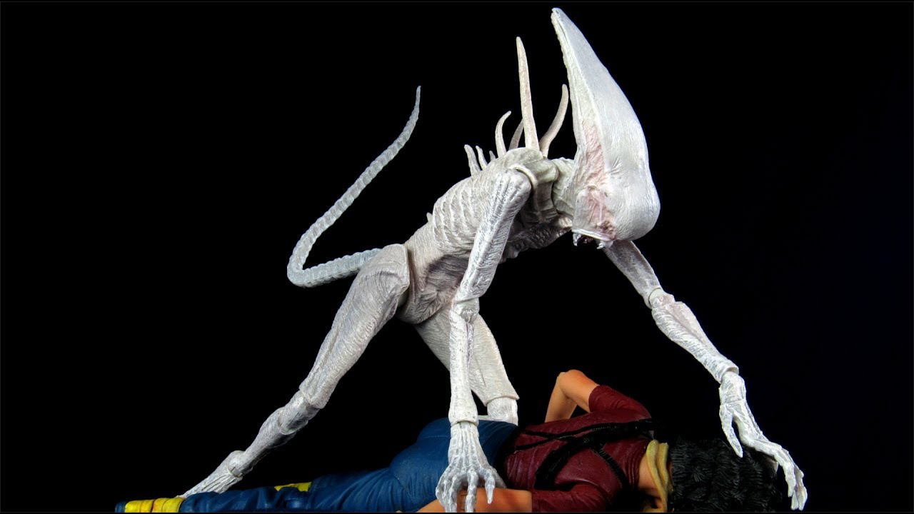 Обзор фигурки NECA Alien Covenant Neomorph с малышом Xeno