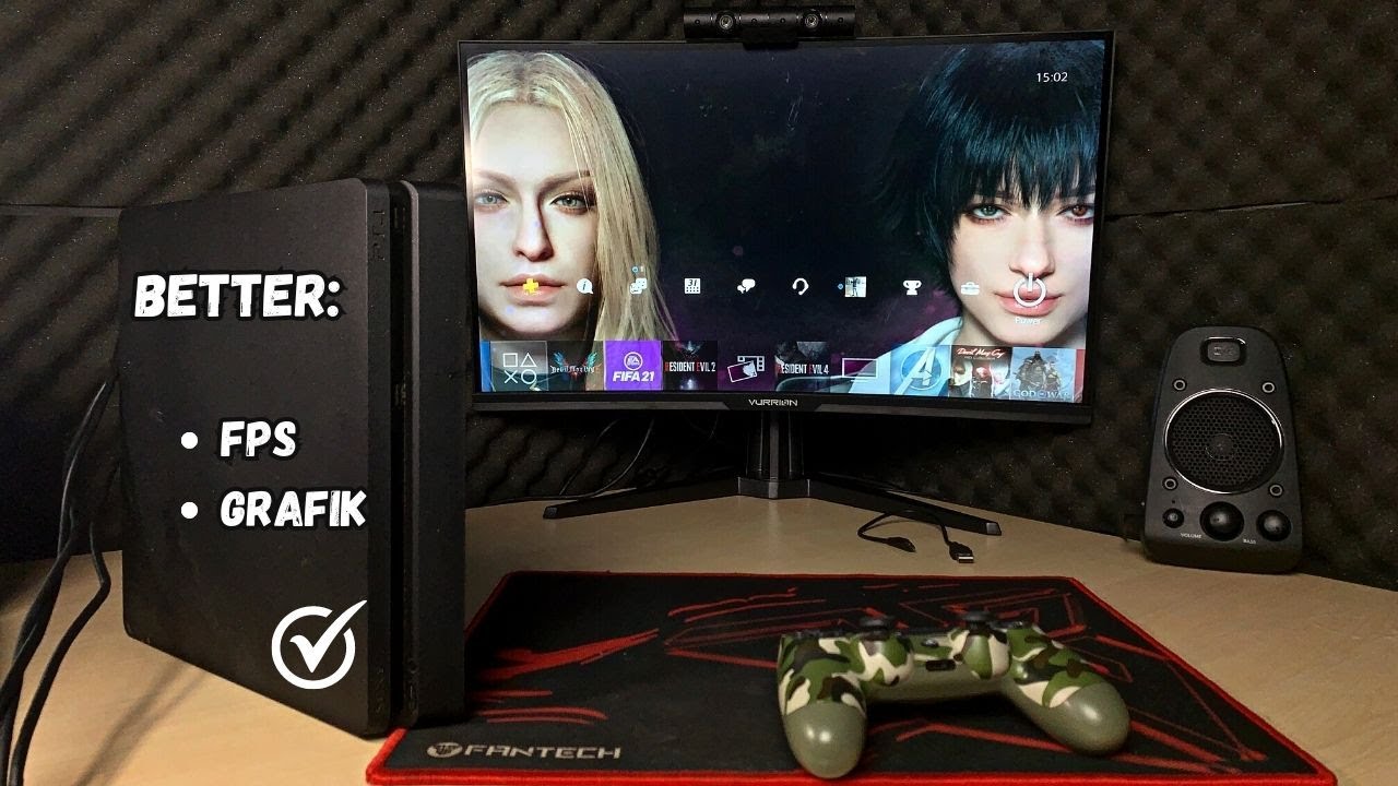 CARA NAIKKIN GRAFIK + FPS PS4 | HALUS + TAJEM !!