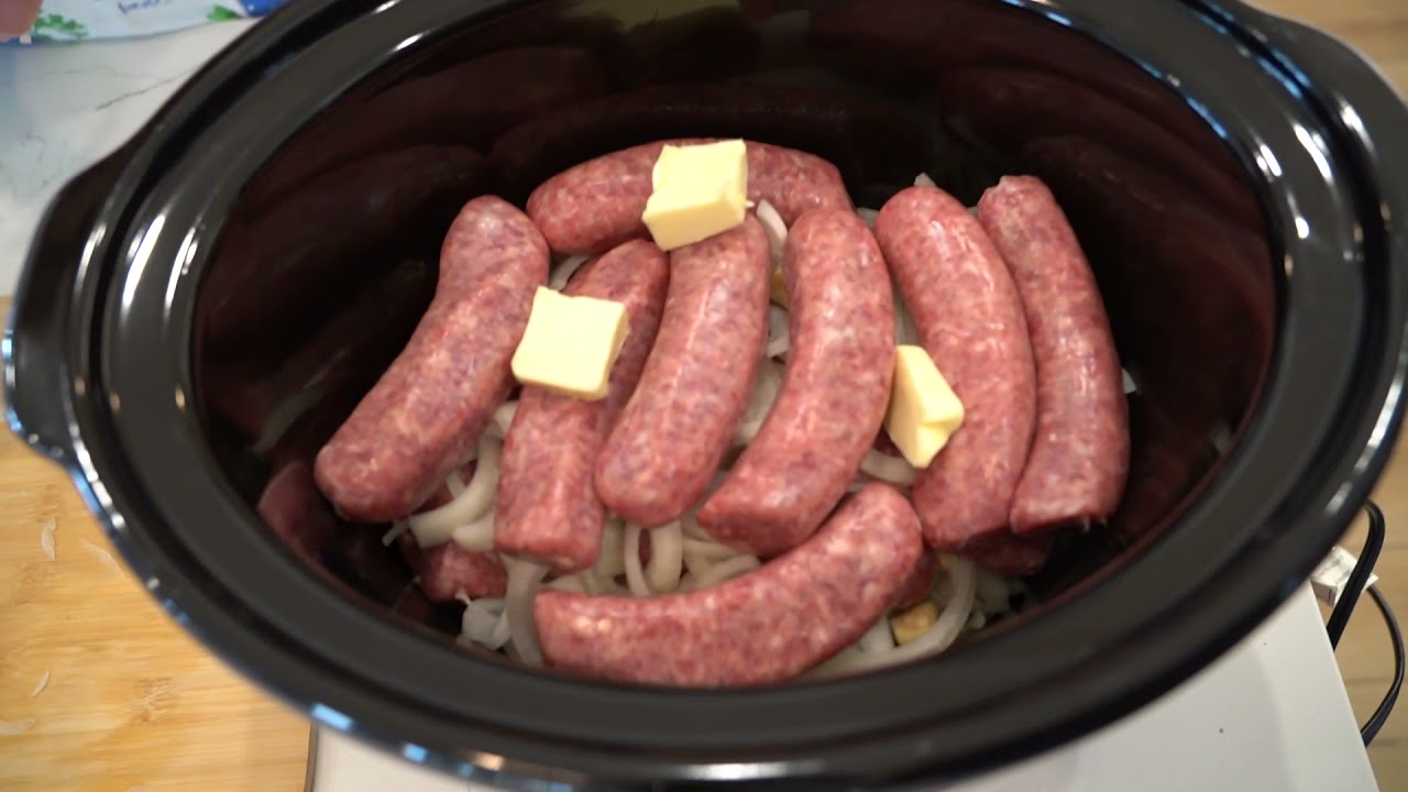 Crockpot Beer Brats