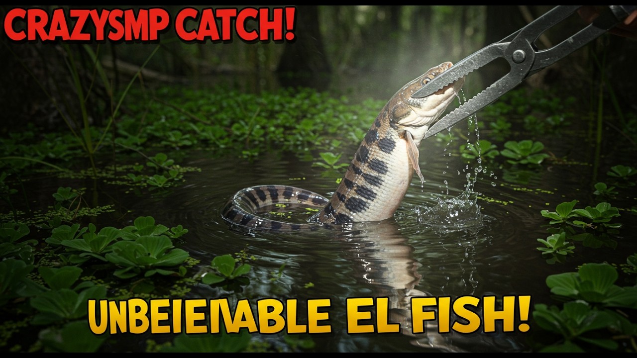Shocking Swamp Discovery &ndash; Giant Eel-Like Fish Caught Alive!