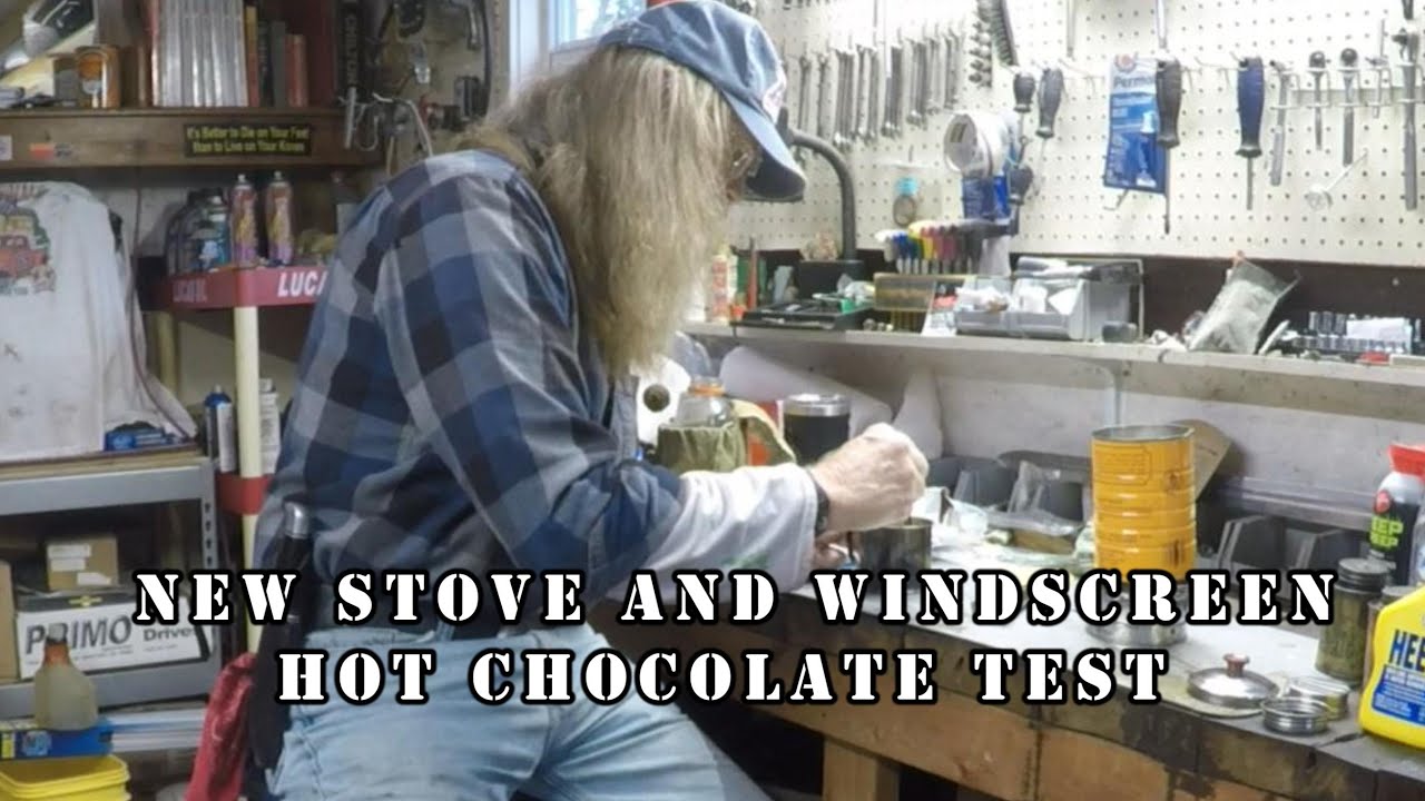 Hot Chocolate with new stove and a #22MRE taste test PartI