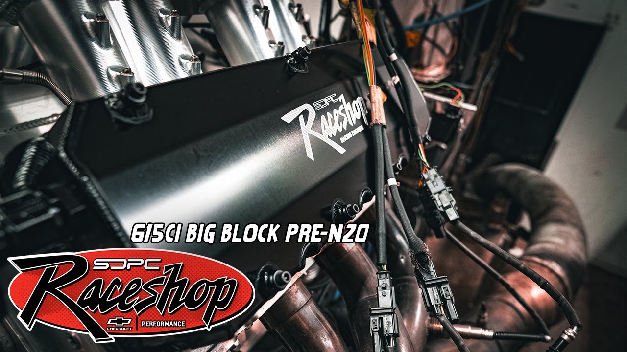 SDPC Raceshop 615ci Nitrous Motor N/A Dyno Run